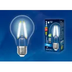 Лампа светодиодная Форма A прозрачная Серия Sky Белый свет (4000K) LED-A60-12W/4000K/E27/CL PLS02WH