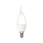 Лампа светодиодная LED-CW37-5W/3000K/E14/FR/SLS Форма свеча на ветру матовая Теплый (3000K)