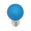 Лампа декоративная светодиодная LED-G60-3W/BLUE/E27/FR/С Форма шар матовая Цвет синий Картон ТМ Volpe