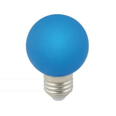 Лампа декоративная светодиодная LED-G60-3W/BLUE/E27/FR/С Форма шар матовая Цвет синий Картон ТМ Volpe