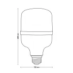 Лампа светодиодная матовая LED-M80-50W/6500K/E27/FR/NR cерия Norma Дневной 6500K