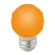 Лампа декоративная светодиодная LED-G45-1W/ORANGE/E27/FR/С Форма шар матовая Цвет оранжевый Картон