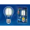 Лампа светодиодная LED 10вт 200-250В форма А прозрачное 920Лм E27 3000К Sky филамент