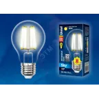 Лампа светодиодная LED 10вт 200-250В форма А прозрачное 920Лм E27 3000К Sky филамент