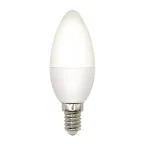 Лампа светодиодная LED-C37-5W/3000K/E14/FR/SLS Форма свеча матовая Теплый (3000K)