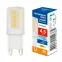 Лампа светодиодная прозрачная Белый свет 4000K LED-JCD-4,5W/4000K/G9/CL/SLS