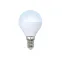 Лампа светодиодная LED-G45-11W/NW/E14/FR/NR Форма шар, матовая. Серия Norma. Белый свет (4000K). Картон. ТМ Volpe