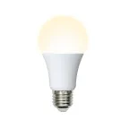 Лампа светодиодная LED-A60-16W/WW/E27/FR/NR Форма A, матовая. Серия Norma. Теплый белый свет (3000K). Картон. ТМ Volpe