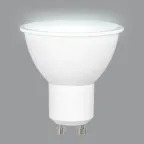 Лампа светодиодная LED-JCDR-10W/NW/GU10/NR Форма JCDR, матовая. Серия Norma. Белый свет (4000K). Картон. ТМ Volpe