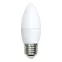 Лампа светодиодная LED-C37-11W/DW/E27/FR/NR . Форма свеча, матовая. Серия Norma. Дневной белый свет (6500K). Картон. ТМ Volpe