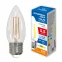 Лампа светодиодная Форма свеча прозрачная Белый свет 4000K LED-C35-5,5W/4000K/E27/CL/SLF