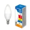 Лампа светодиодная LED-C37-5W/3000K/E14/FR/SLS Форма свеча матовая Теплый (3000K)