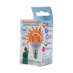 Лампа светодиодная 6 Вт Форма шар матовая Белый свет 4000K Картон LED-G45-6W/4000K/E14/FR/RA95 PLK01WH