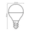 Лампа светодиодная 6 Вт Форма шар матовая Белый свет 4000K Картон LED-G45-6W/4000K/E14/FR/RA95 PLK01WH
