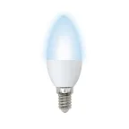 Лампа светодиодная LED-C37-7W/NW/E14/FR/NR Форма свеча, матовая. Norma. (4000K).