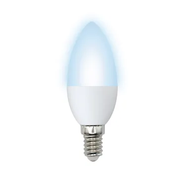 Лампа светодиодная LED-C37-7W/NW/E14/FR/NR Форма свеча, матовая. Norma. (4000K).
