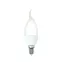 Лампа светодиодная LED-CW37-5W/4000K/E14/FR/SLS Форма свеча на ветру матовая Белый свет (4000K) ТМ Volpe
