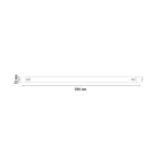 Лампа ультрафиолетовая бактерицидная EFL-T8-18/UVCB/G13/CL Спектр UVC 253,7нм