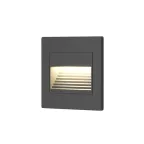 Светильник встраиваемый в стену IP20 LED 3000 К 1 Вт черн. пластик DENKIRS DK3050-BK