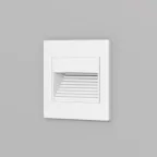 Светильник встраиваемый в стену IP20 LED 3000 К 1 Вт бел. пластик DENKIRS DK3050-WH