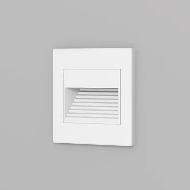 Светильник встраиваемый в стену IP20 LED 3000 К 1 Вт бел. пластик DENKIRS DK3050-WH