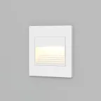 Светильник встраиваемый в стену IP20 LED 3000 К 1 Вт бел. пластик DENKIRS DK3050-WH