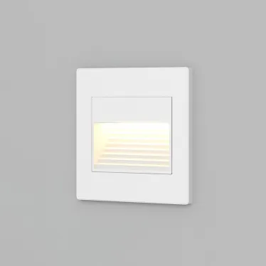 Светильник встраиваемый в стену IP20 LED 3000 К 1 Вт бел. пластик DENKIRS DK3050-WH