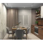 Шинопровод однофазный 3 м бел. заглушка и подвод питания в комплекте DENKIRS TR1003-WH