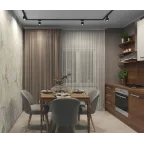 Шинопровод однофазный 3 м черн. заглушка и подвод питания в комплекте DENKIRS TR1003-BK