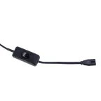 Провод для подключения светильника ULI-Q151 и ULI-Q951 к сети 220В 300 см 2 контакта с кнопкой включения Черный UCX-Q851 LT/300/B BLACK