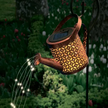 Садовый светильник на солнечной батарее Лейка 36 светодиодов Теплый белый свет 1*АА Ni-Mh аккумулятор в комплекте IP44 TM Uniel USL-S-822/PT210 SPRINKLER