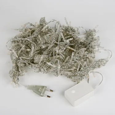 Занавес светодиодный 3х3м 192 светодиода Белый свет Провод прозрачный TM Uniel ULD-C3030-192/DTA WHITE IP20