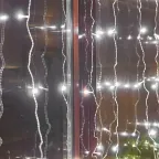 Занавес светодиодный 3х3м 192 светодиода Белый свет Провод прозрачный TM Uniel ULD-C3030-192/DTA WHITE IP20