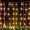 Занавес светодиодный 3х3м 192 светодиода Теплый белый свет Провод прозрачный TM Uniel ULD-C3030-192/DTA WARM WHITE IP20