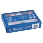 Гирлянда садовая USL-S-230/PM1800 COTTON BALLS-1 на солнечной батарее «Клубки» 10 светодиодов Теплый белый свет 1*АА Ni-Mh аккумулятор в/к. IP44 TM Uniel