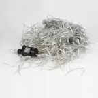 Бахрома светодиодная с эффектом мерцания 25м Соединяемая 440 светодиодов Теплый белый и белый свет Провод прозрачный ULD-B25006-440/TTK WARMWHITE-WHITE IP44 ТМ Uniel