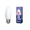 Лампа светодиодная LED-C37-7W/DW/E27/FR/NR Форма свеча, матовая. Norma. Дневной (6500K).