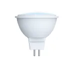 Лампа светодиодная LED-JCDR-10W/WW/GU5.3/NR Форма JCDR, матовая. Norma. Теплый (3000K).
