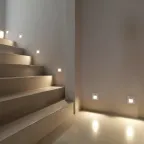 Светильник встраиваемый в стену с датчиком движения IP20 LED 3000 К 1 Вт бел. пластик DENKIRS DK1020-WH