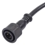 Провод UCX-LL2/L52-0.25м/M7 220V BLACK 25см для подключения линейных прожекторов 220V серии L52, L53. Разъем папа