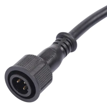 Провод UCX-LL2/L52-0.25м/M7 220V BLACK 25см для подключения линейных прожекторов 220V серии L52, L53. Разъем папа