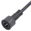 Провод, 25см, для подключения линейных прожекторов 24V серии L52, L53 к блоку питания. Разъем "папа" UCX-LD2/L52-0.25M/M7 DC24V BLACK