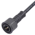 Провод, 25см, для подключения линейных прожекторов 24V серии L52, L53 к блоку питания. Разъем "папа" UCX-LD2/L52-0.25M/M7 DC24V BLACK