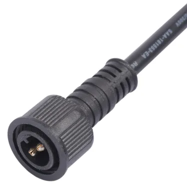 Провод, 25см, для подключения линейных прожекторов 24V серии L52, L53 к блоку питания. Разъем "папа" UCX-LD2/L52-0.25M/M7 DC24V BLACK