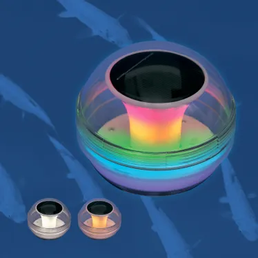 Садовый светильник на солнечной батарее Плавающий. 22 светодиода. RGB свет Белый свет Теплый белый свет 1xАA Ni-Mh аккумулятор в комплекте IP44 USL-S-824/PT100 POOL LIGHT