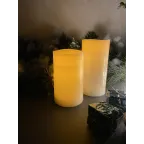 Фигура светодиодная Свеча на батарейках 2АА (не в/к) в составе набора из 3 штук 1 светодиод Теплый ULD-F050 WARM WHITE CANDLE SET3