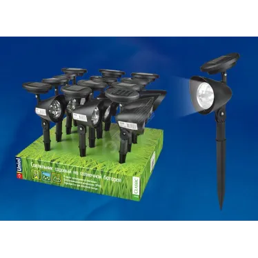 Светодиодный Светильник садовый USL-C-691/PT270 FLASH SET12 на солнечной батарее . 1*AA Ni-Cd аккумулятор в/к. IP4 4 цена за 1 шт