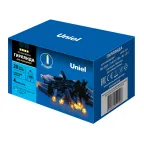 Гирлянда светодиодная Свечки 4м 20 светодиодов Теплый белый свет Постоянное свечение Провод зеленыйULD-S0400-020/SGA WARM WHITE IP20 CANDLES