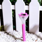 Светодиодный садовый светильник USL-C-420/PT305 PINK CROCUS на солнечной батарее,белый свет. 1*LR Ni-Mh аккумулятор в/к. IP44