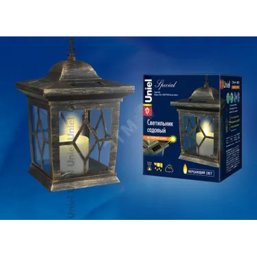Светодиодный садовый светильник USL-S-180/PT220 на солнечной батарее Bronze lantern Special